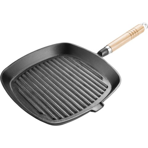 Patelnia żeliwna grillowa LT 1063, 24cm Lamart