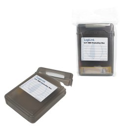 Pudełko ochronne do HDD 3.5 cala Czarne LogiLink