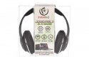 Słuchawki stereo z mikrofonem, 4pin mini jack AUDIOFEEL2 BLACK Rebeltec