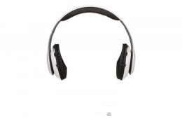 Stereo słuchawki z mikrofonem 4pin mini jack AUDIOFEEL2 WHITE Rebeltec