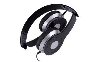 Stereofoniczne słuchawki z mikrofonem CITY BLACK Rebeltec Stereofoniczne słuchawki z mikrofonem CITY BLACK Rebeltec