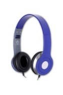 Stereofoniczne słuchawki z mikrofonem CITY BLUE Rebeltec