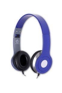 Stereofoniczne słuchawki z mikrofonem CITY BLUE Rebeltec