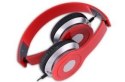 Stereofoniczne słuchawki z mikrofonem CITY RED Rebeltec