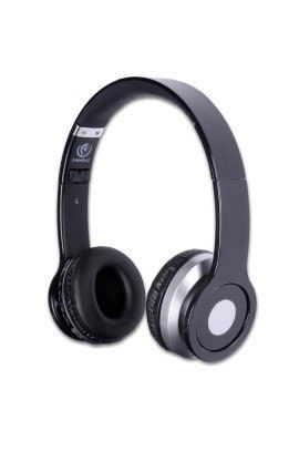 Stereofoniczne słuchawki z mikrofonem CRISTAL BLACK Rebeltec Stereofoniczne słuchawki z mikrofonem CRISTAL BLACK Rebeltec