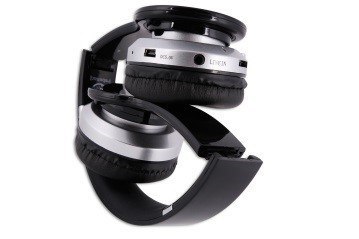 Stereofoniczne słuchawki z mikrofonem CRISTAL BLACK Rebeltec Stereofoniczne słuchawki z mikrofonem CRISTAL BLACK Rebeltec