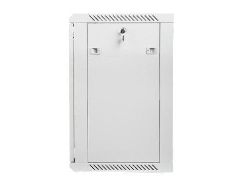 Szafa instalacyjna wisząca 19'' 15U 600X450mm szara (drzwi szklane) Lanberg