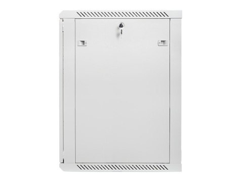 Szafa instalacyjna wisząca 19 18U 600X600mm szara (drzwi szklane) Lanberg
