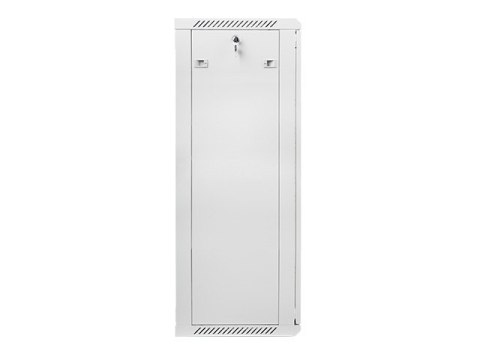 Szafa instalacyjna wisząca 19 cali 27U 600X450mm szara (drzwi szklane)