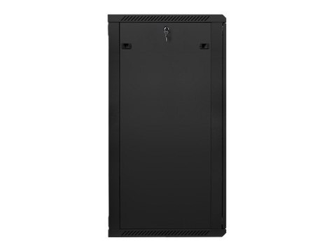 Szafa instalacyjna wisząca 19'' 27U 600X600mm czarna (drzwi szklane) Lanberg