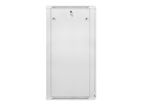 Szafa instalacyjna wisząca 19 cali 27U 600X600mm szara (drzwi szklane)