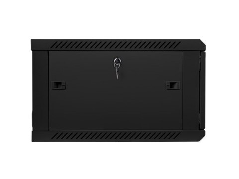 Szafa instalacyjna wisząca 19'' 6U 600X600mm czarna (drzwi szklane) Lanberg