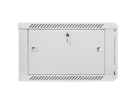 Szafa instalacyjna wisząca 19'' 6U 600X600mm szara (drzwi szklane) Lanberg
