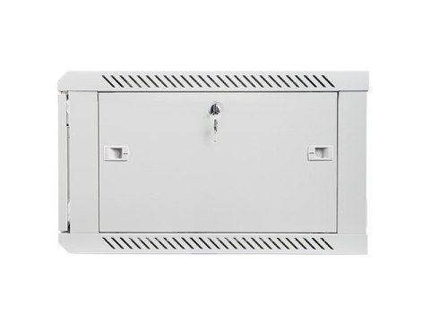 Szafa instalacyjna wisząca 19'' 6U 600X600mm szara (drzwi szklane) Lanberg