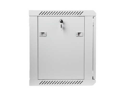 Szafa instalacyjna wisząca 19'' 9U 600X450mm szara (drzwi szklane)