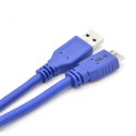 TB Kabel USB 3.0-Micro 1 m. niebieski TB