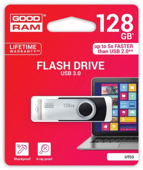 TWISTER 128GB Black USB3.0 GOODRAM