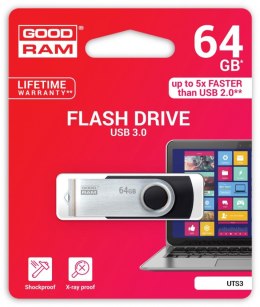 TWISTER BLACK 64GB USB3.0 GOODRAM