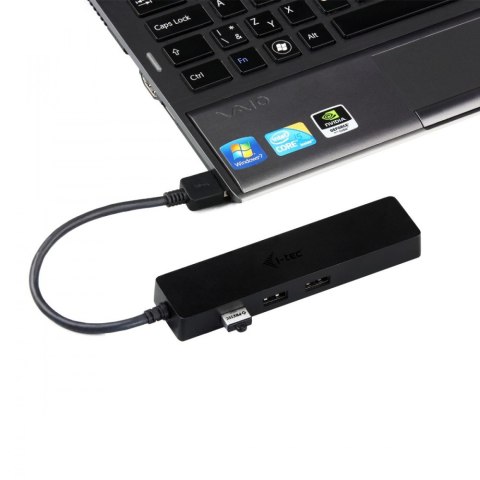USB 3.0 Slim HUB 3 Port + Gigabit Ethernet 10/100/1000 I-tec USB 3.0 Slim HUB 3 Port + Gigabit Ethernet 10/100/1000 I-tec