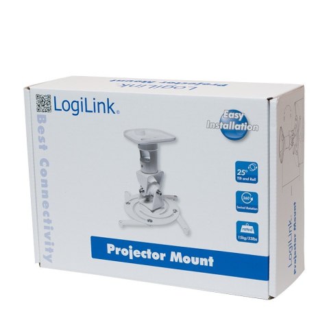 Uchwyt do montażu projektora Biały LogiLink Uchwyt do montażu projektora Biały LogiLink
