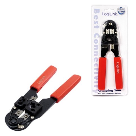 Zaciskarka do złącz Rj45 z obcinarką LogiLink Zaciskarka do złącz Rj45 z obcinarką LogiLink