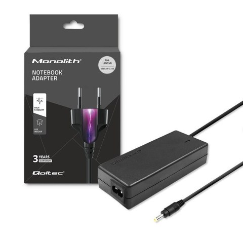 Zasilacz do Lenovo 45W | 20V | 2.25A | 4.0*1.7 | +kabel zasilający Qoltec Zasilacz do Lenovo 45W | 20V | 2.25A | 4.0*1.7 | +kabel zasilający Qoltec