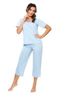 Piżama Damska Model SKY 3/4 Blue - Donna
