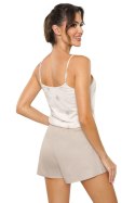 Piżama Damska Model Sandi Top Beige - Donna