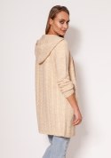 Sweter Kardigan Model PA019 Beige - MKM