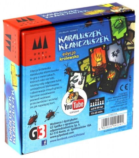 Gra Karaluszek Kłamczuszek (edycja Królewska) G3 Gra Karaluszek Kłamczuszek (edycja Królewska) G3