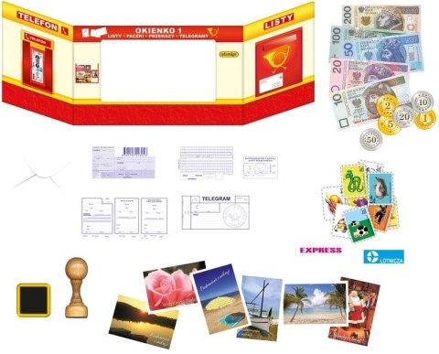Gra Poczta-zestaw edukacyjny Adamigo Gra Poczta-zestaw edukacyjny Adamigo