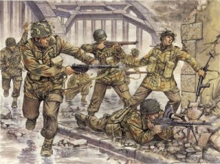 Model plastikowy British Paratroopers Italeri
