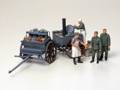 Model plastikowy German Field Kitchen Scenery Tamiya