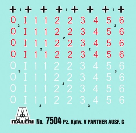 Model plastikowy Pz. Kpfw. V Panther Ausf. G Italeri Model plastikowy Pz. Kpfw. V Panther Ausf. G Italeri