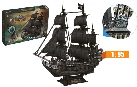 Puzzle 3D Duży zestaw okręt piracki Zemsta Królow Cubic Fun Puzzle 3D Duży zestaw okręt piracki Zemsta Królow Cubic Fun
