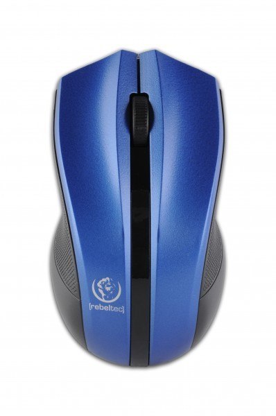 Bezprzewodowa mysz optyczna, GALAXY Blue/silver Rebeltec Bezprzewodowa mysz optyczna, GALAXY Blue/silver Rebeltec