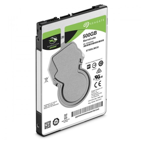 Dysk twardy BarraCuda 500GB 2.5 cala 128MB ST500LM030 Seagate Dysk twardy BarraCuda 500GB 2.5 cala 128MB ST500LM030 Seagate