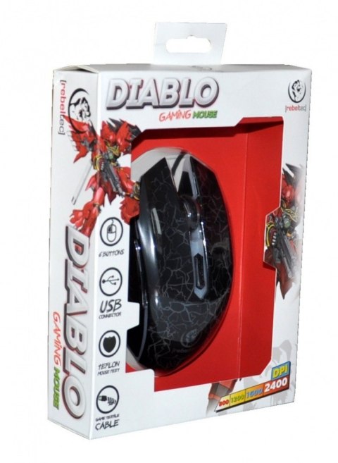 Gamingowa mysz optyczna USB DIABLO Rebeltec Gamingowa mysz optyczna USB DIABLO Rebeltec