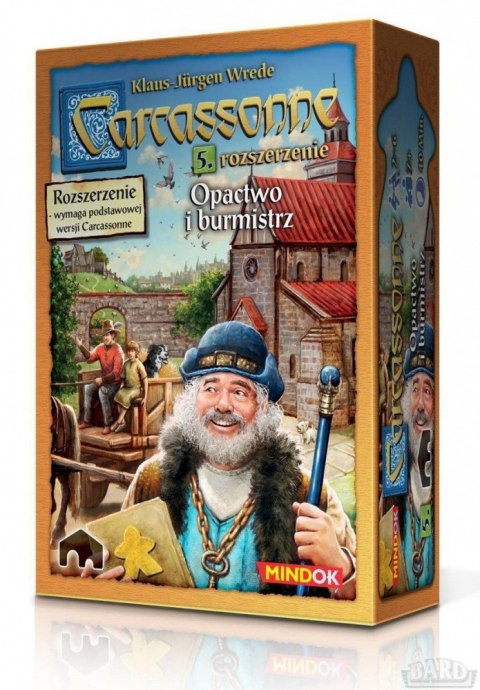 Gra Carcassonne PL 5. Opactwo i Burmistrz, Edycja 2 Bard Gra Carcassonne PL 5. Opactwo i Burmistrz, Edycja 2 Bard