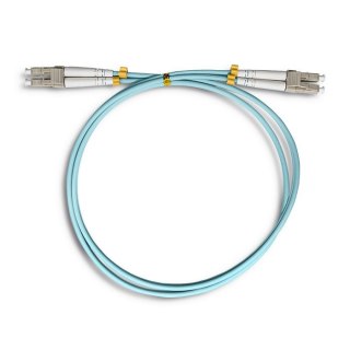 Patchcord światłowodowy LC/UPC-LC/UPC | MM | 50/125 | OM3 | 1m