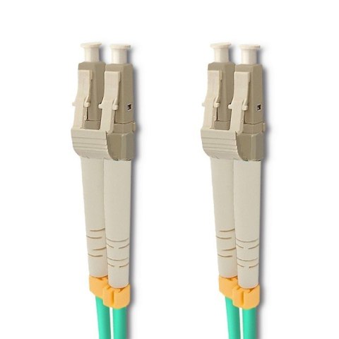Patchcord światłowodowy LC/UPC-LC/UPC | MM | 50/125 | OM3 | 1m Qoltec Patchcord światłowodowy LC/UPC-LC/UPC | MM | 50/125 | OM3 | 1m Qoltec