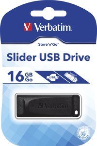 Pendrive Slider 16GB czarny Verbatim