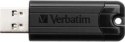 PinStripe USB 3.0 Drive 16GB Black Verbatim