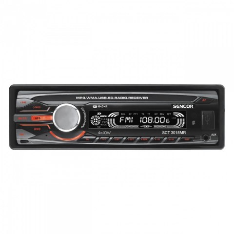 Radio samochodowe z pilotem SCT 3018MR Moc4x40W,USB/SD/MMC Sencor Radio samochodowe z pilotem SCT 3018MR Moc4x40W,USB/SD/MMC Sencor
