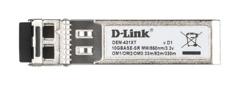 Transceiver SFP+ 10GBASE-SR DEM-431XT D-Link Transceiver SFP+ 10GBASE-SR DEM-431XT D-Link