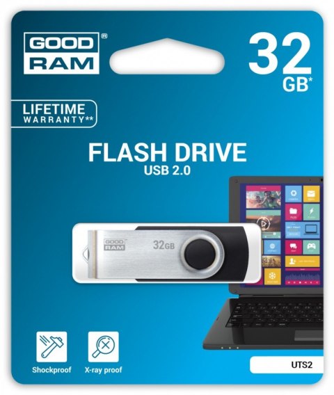UTS2 BLACK 32GB USB2.0 GOODRAM UTS2 BLACK 32GB USB2.0 GOODRAM