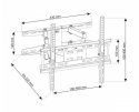 Uchwyt do telewizora 23-60 LED/LCD 45kg UX150 regulowany pion/poziom ART