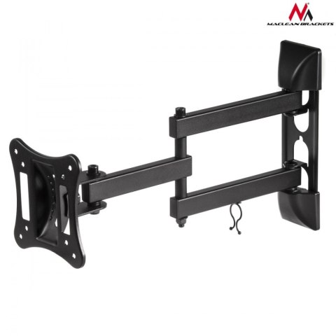 Uchwyt do telewizora lub monitora 13-27" 15 kg uniwersalny MC-719 czarny max vesa 100x100 Maclean