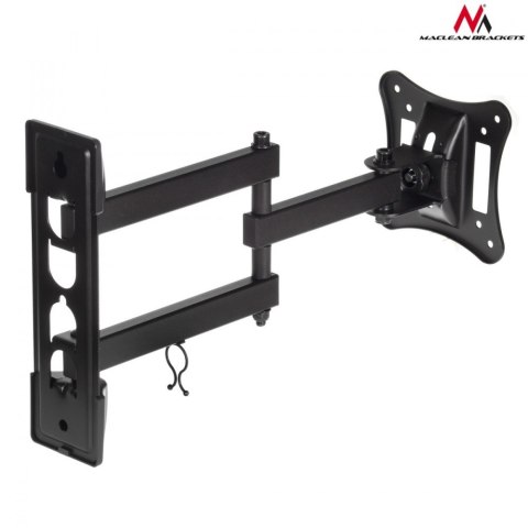 Uchwyt do telewizora lub monitora 13-27" 15 kg uniwersalny MC-719 czarny max vesa 100x100 Maclean