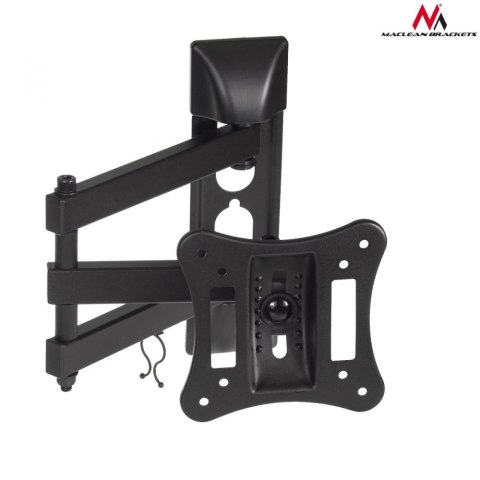 Uchwyt do telewizora lub monitora 13-27" 15 kg uniwersalny MC-719 czarny max vesa 100x100 Maclean